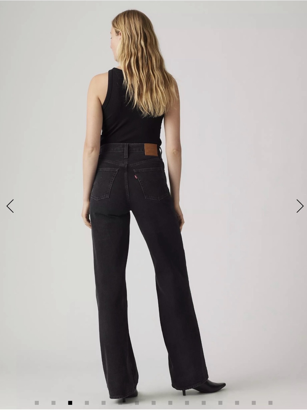 Levi’s Ribcage Wide Leg Women’s Jeans - Black wash